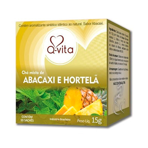 Chá de Abacaxi e Hortelã