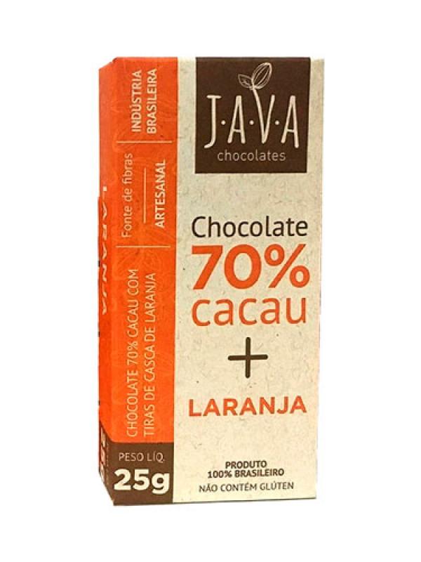 Chocolate 70% Cacau + Laranja