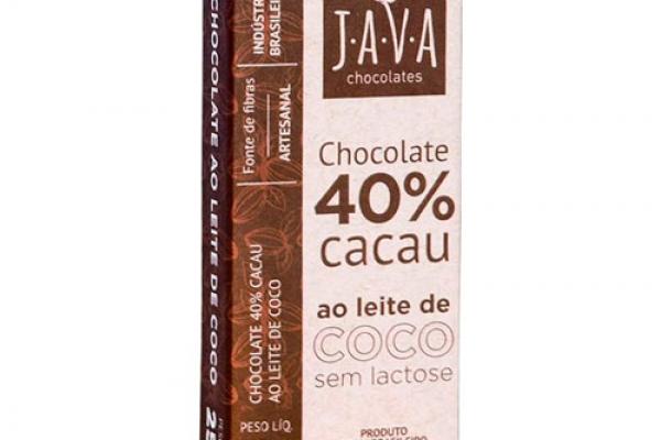 Chocolate Diet 40% Cacau ao Leite de Coco
