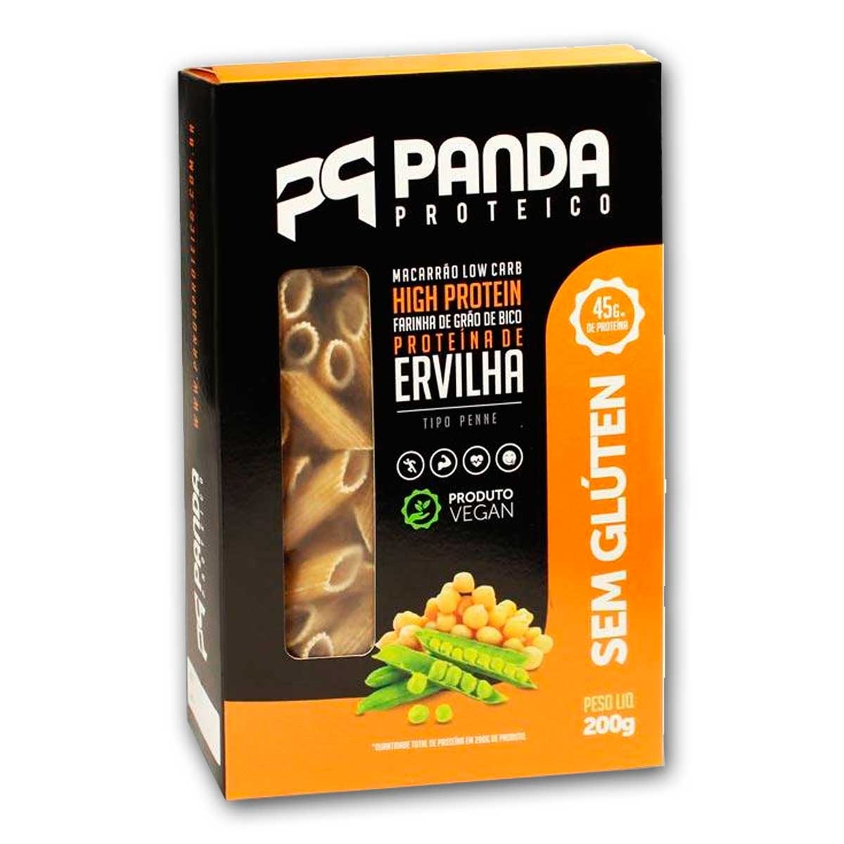 Penne Low Carb Farinha de Grão de Bico + Proteína Ervilha