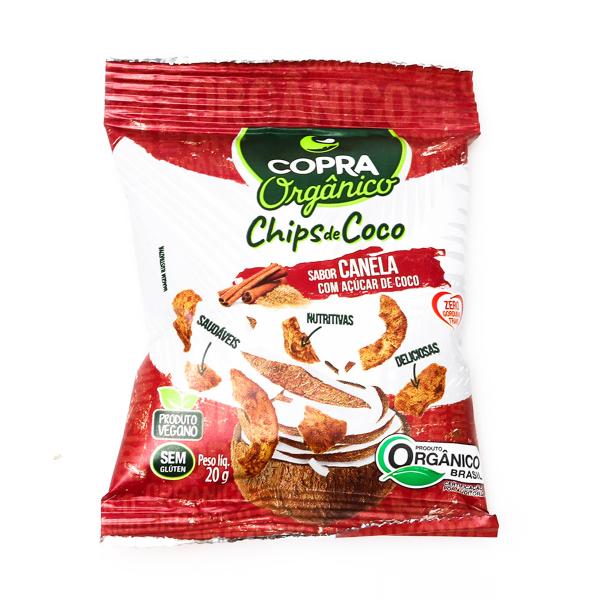 Chips Coco Orgânico sabor Canela