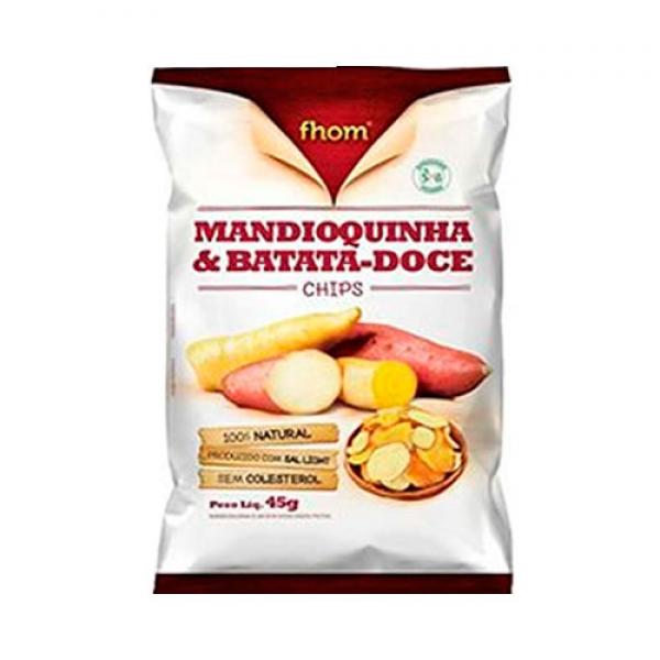 Chips de MAndioquinha e Batata Doce