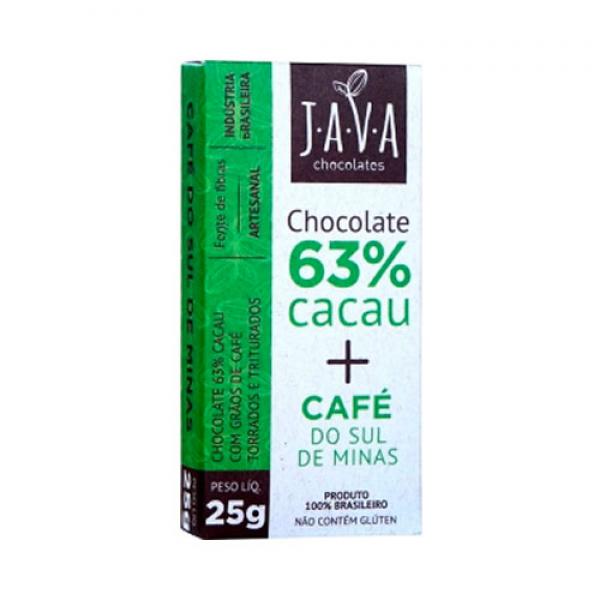 Chocolate 63% Cacau + CAfé do Sul de Minas